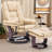 Shebeen Swivel Recliner with Ottoman-46153159