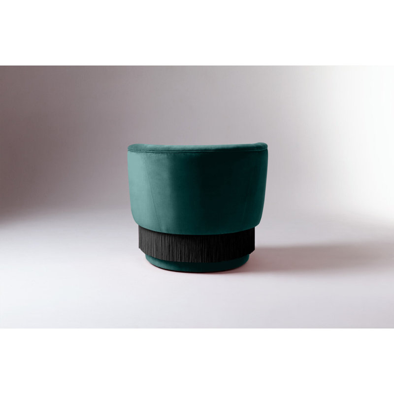 La Folie Barrel Chair, Duck Velvet