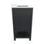 Ensemble de meuble-lavabo simple 36 po avec lavabo, armoire, tablette de rangement ouverte et tiroirs de rangement Caniya-1045739430-1045739432-1030700855