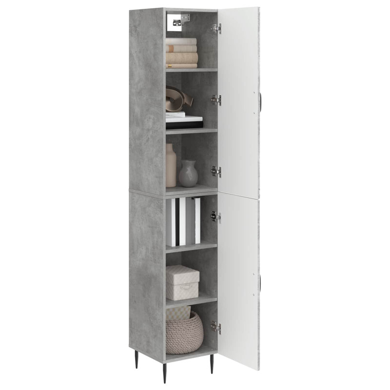 Storage Cabinet, Concrete Grey