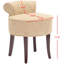 Tabouret de coiffeuse en bois massif-15374808