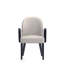 Chaise de salle à manger rembourrée en cuir de hêtre Hillman-746745468