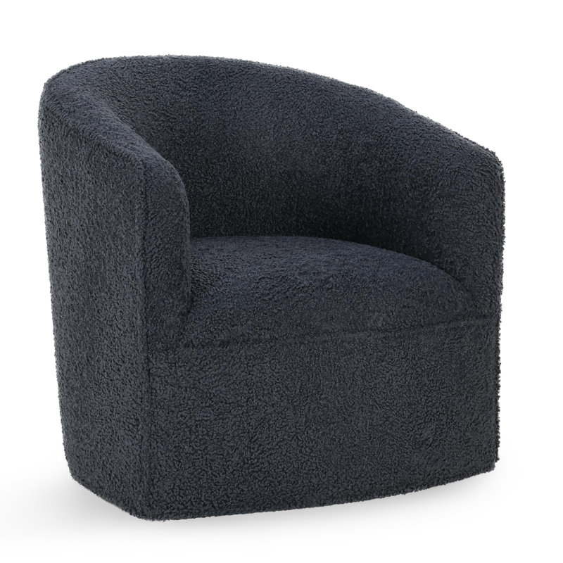 Valencia Swivel Accent Chair, Black