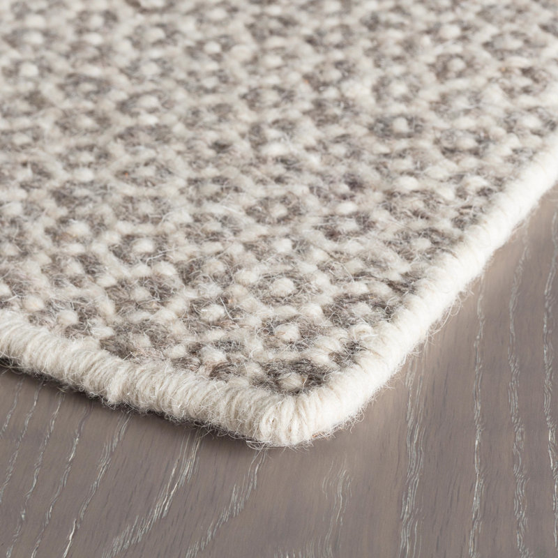Honeycomb Geometric Area Rug, Rectangle 2' x 3', Gray/Ivory