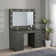 Amargosa 7-Drawer Makeup Vanity Table with LED Hollywood Mirror Lighting