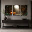 Ensemble de 3 impressions sur toile, "Fantaisie"-558465585