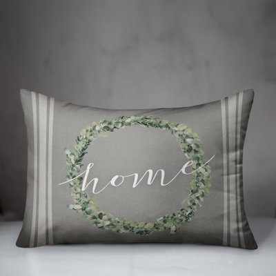  Home Wreath Rectangular Pillow Cover & Insert