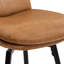 Tabouret de comptoir pivotant 26 po avec structure en métal-131635109