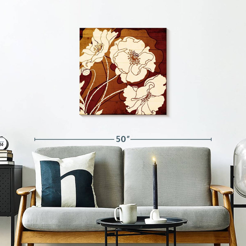 Harnek, fleur d'automne, H 24 po x l 24 po