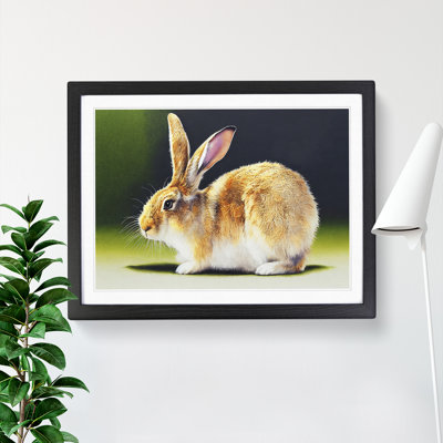 Watercolour Rabbit - Single Picture Frame Print