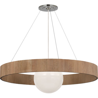 Arena 42" Ring and Globe Chandelier