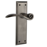 New York Plate Privacy (Bed & Bath) with Swan Lever