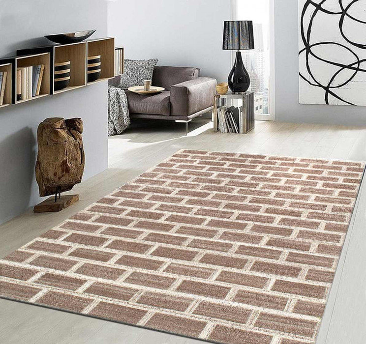 Ichabod Hand Knotted Leather Area Rug
