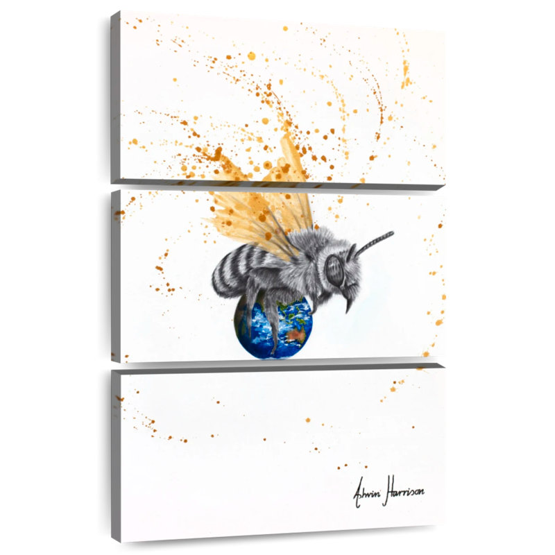 Brampt World Bee, 38" H x 24" W