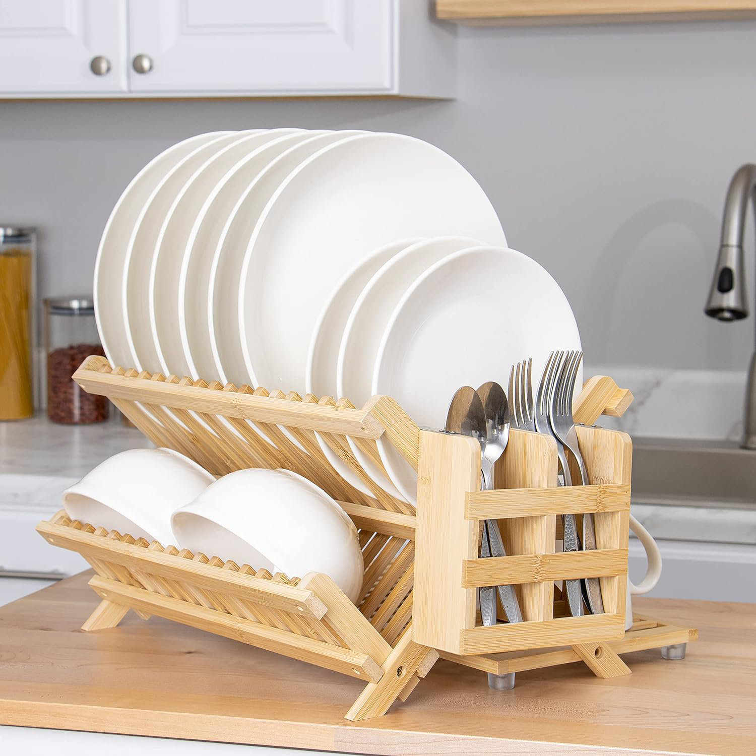 Shimano Bamboo Dish Rack | Wayfair