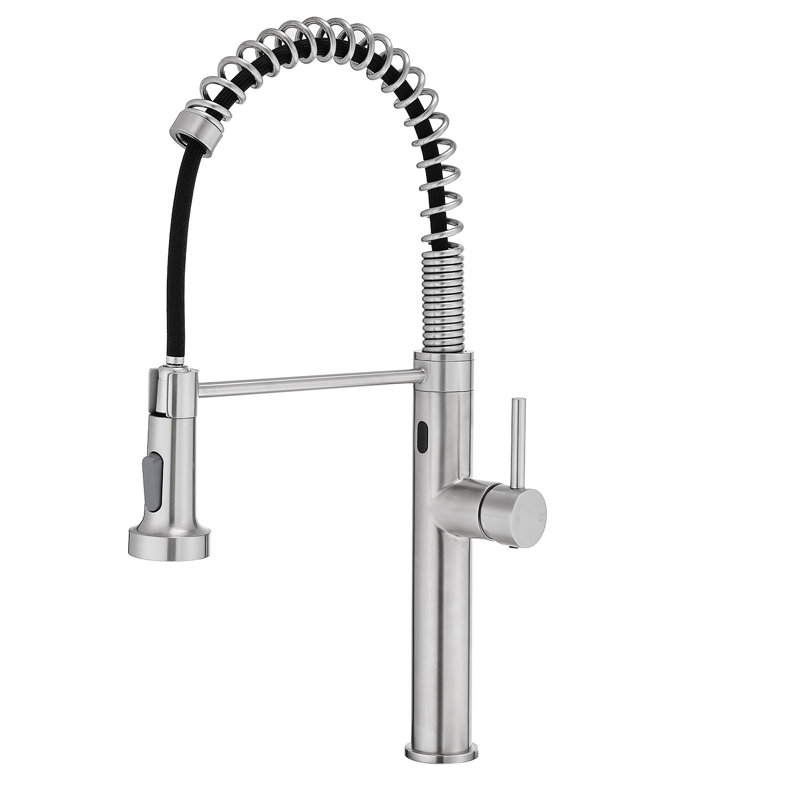 Robinet intelligent automatique pour évier de cuisine, mains avec retrait, détecteur de mouvement activé, look