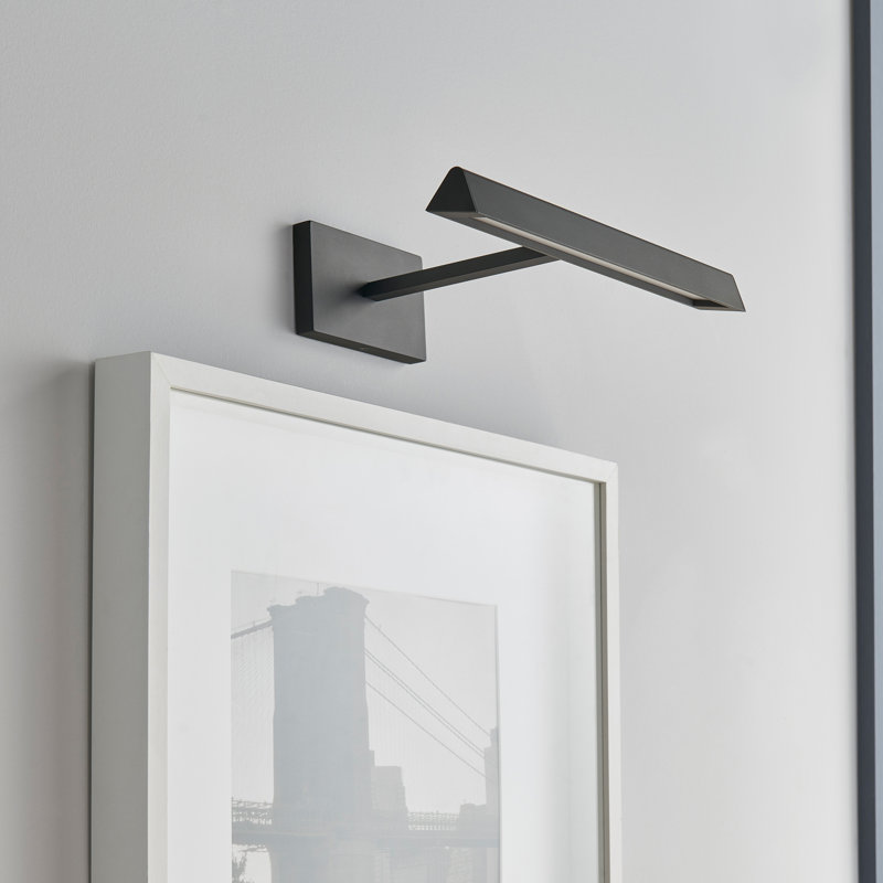 Dessau Dimmable LED Wall Mounted Picture Light, Nightshade Black