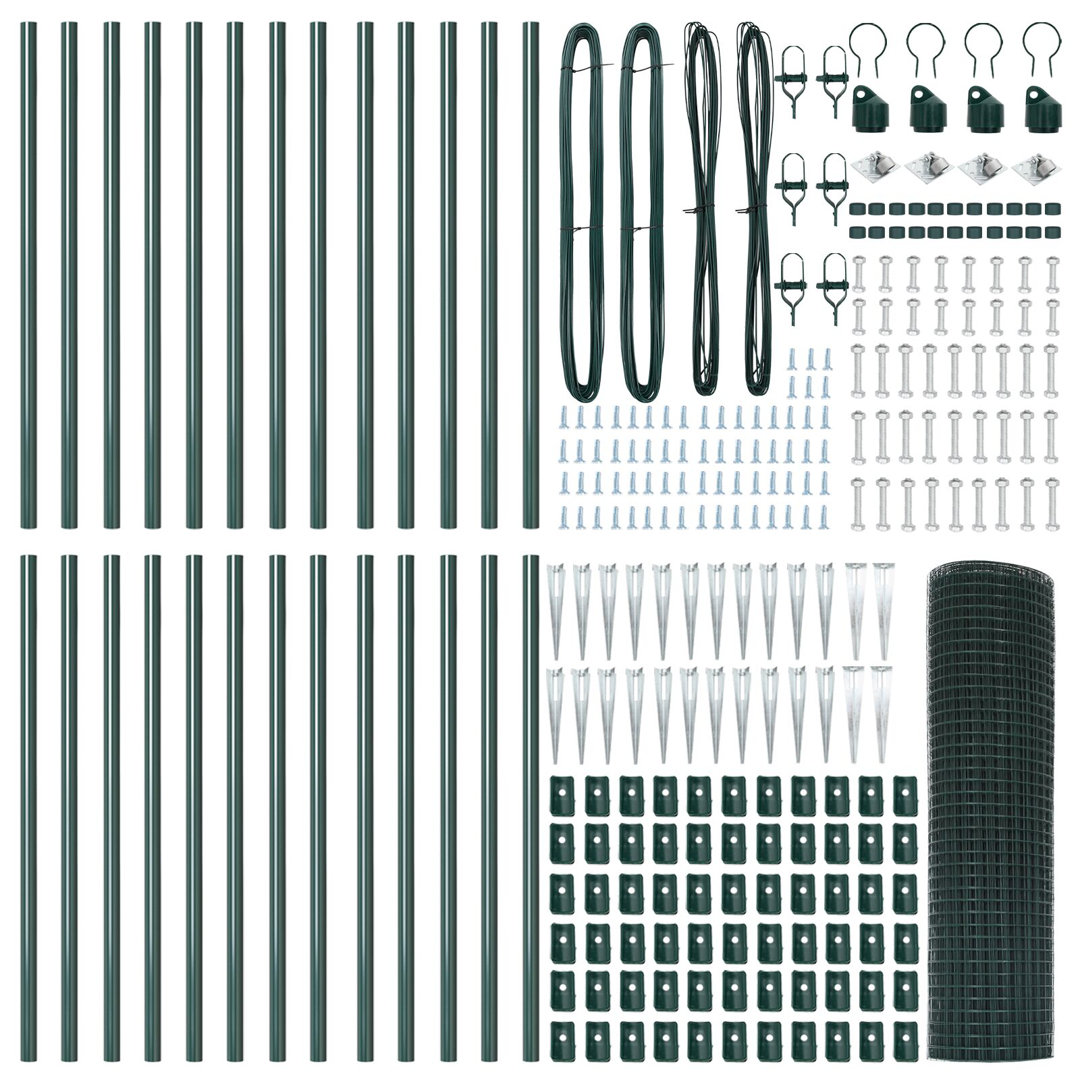 40cm H x 5000cm W Metal Border Fencing