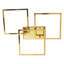 Akine 3 - Light Gold LED Geometric Pendant