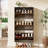 Shoe Cabinet With 3 Flip Drawers And Adjustable Shelves, Narrow Shoe Organizer With Fluted Panel, Freestanding Hidden Shoe Cabinet For Hallway-928600649