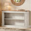 Console de ferme avec rangement à 3 niveaux, table d'entrée étroite pour le salon, le couloir ou derrière le canapé, fabrication en bois d'ingénierie massif