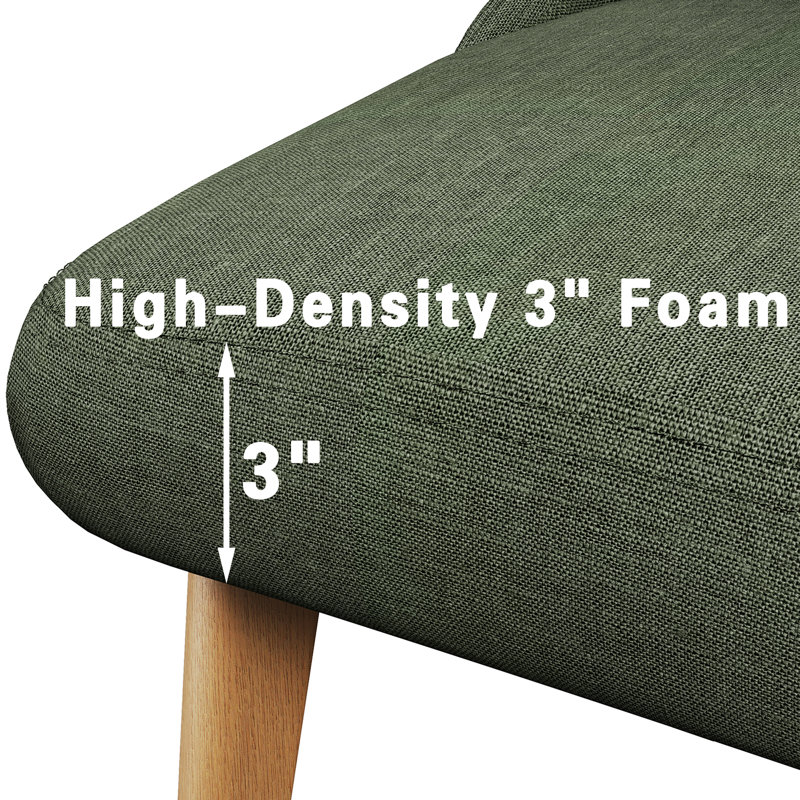 4 - Person Modern Round Dining Set With 4 Upholstered Chairs, Green