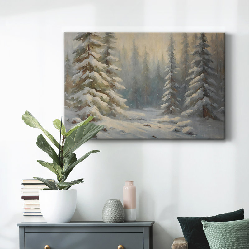 Paysage rétro CLCLXXVI, H 13 po x l 19 po x P 1,5 po, Toile tendue