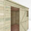 Mercia 10 x 6ft Overlap Pent Shed-2020568116