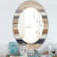 Miroir mural Mid-Century géométrique Natural Balance III-40097273