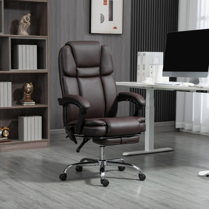 Fauteuil de bureau Vinsetto, Brun