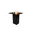 Square Concrete Propane Smokeless Fire Pit Table