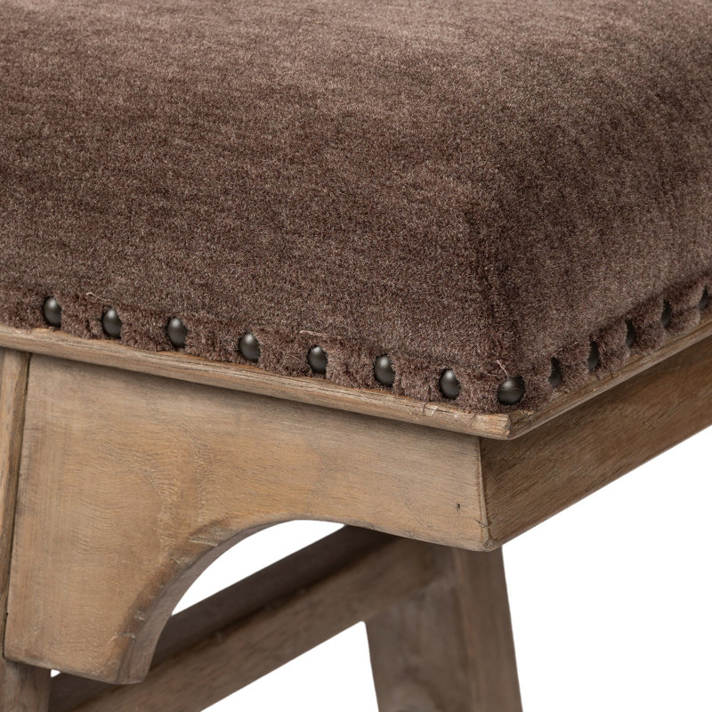 Velvet Solid Wood Bench