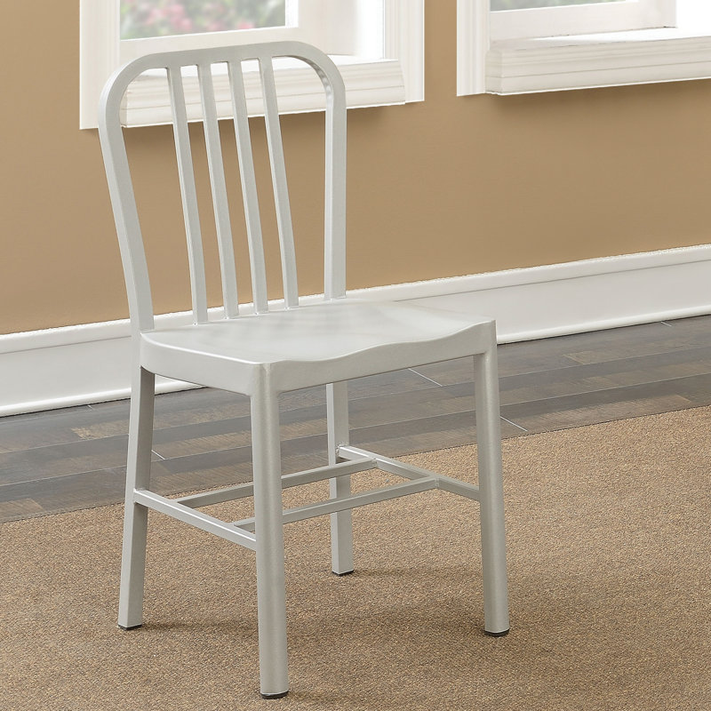Jakeya 17.75'' H Side Chair, Silver