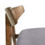 (De 2) tabourets de comptoir de style Mid-Century - Assise rembourrée gris foncé en bois d'hévéa robuste de 2 po