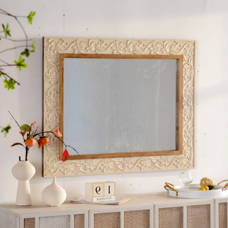 Miroir mural rectangulaire pour salon, chambre à coucher