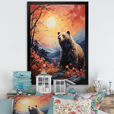 " A Grizzly Bear In A Dreamy Retreat "