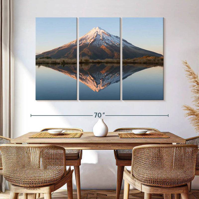 Alvord Taranaki Mountain Sunset, 42" H x 65" W