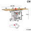 Metal Base Dining Table-914158152