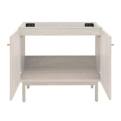 Meuble-lavabo classe 36 en chêne blanc Classe