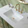 Undermount Bathroom Sink 23 5/8" X 15 9/16" Rectangular Vitreous China With Overflow