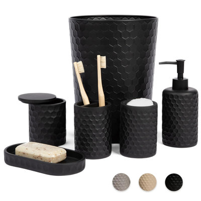 Cadal Resin Bathroom Accessory Set