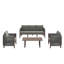 5 - Person Outdoor Seating Group With Sunbrella Cushions-98982864-98982863