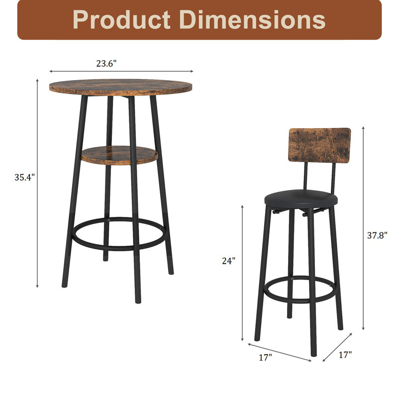 2 - Person Four Leg Dining Set