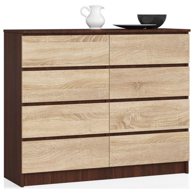 Alessio 8 Drawer 120Cm W Double Dresser