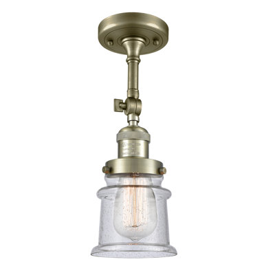 Plafonnier semi-encastré 1 lumière 6 po Alexandira