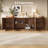 70'' Fluted Mid-Century Modern Sideboard & Buffet Cabinet – Adjustable Shelves, TV Console, Accent Storage for Living Room, Dining Room, Entryway , Walnut-1572991708