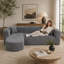 Sofa Upholstered 101.96 " Chenille Sectional-1343573366-1343573364