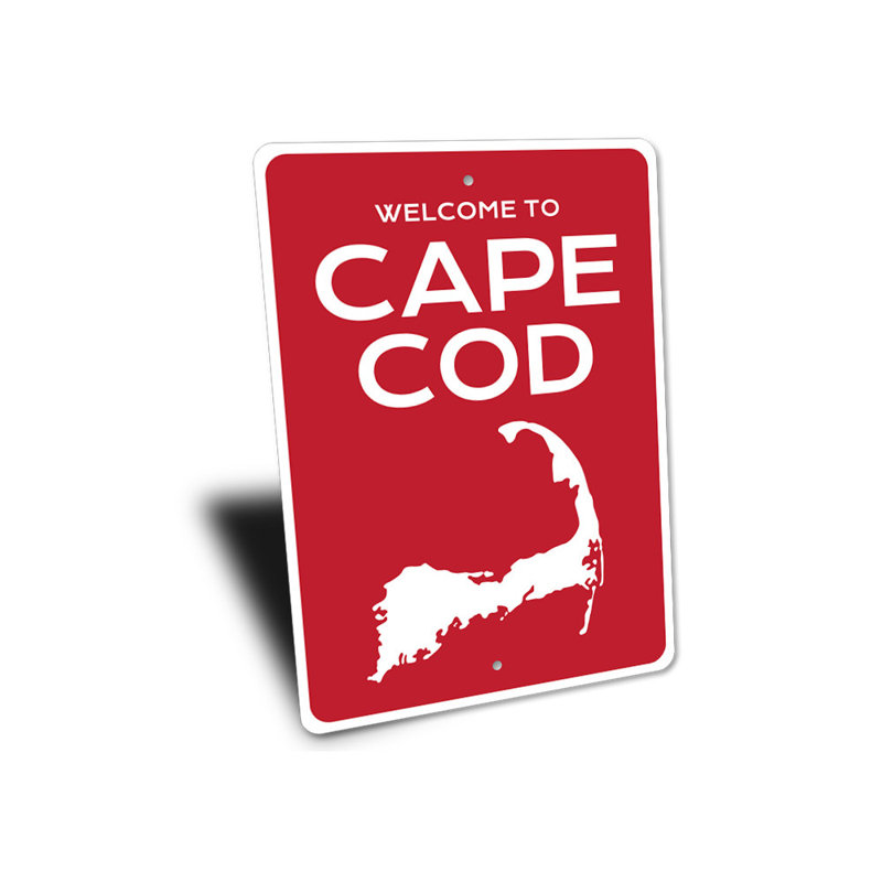 Plaque en aluminium Cape Cod, H 14 po x l 10 po x P 0,04 po