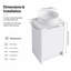 Meuble-lavabo autoportant cube 20 "(RTA)-132292819-132292820