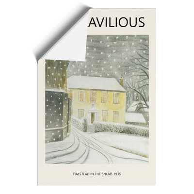 Halstead Road in Snow 1 Piece Painting